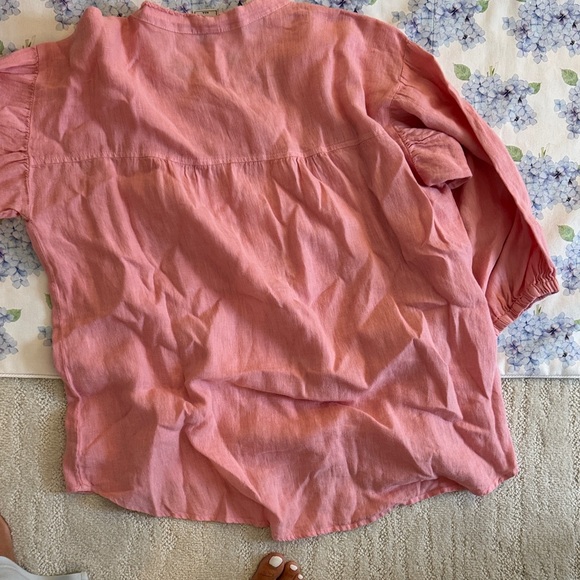 Pink Button-Up Blouse - Picture 4 of 4